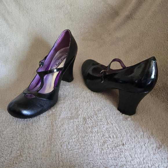 Poetic License Chunky Heel T-Strap Mary Janes size 7.5 - Picture 1 of 13